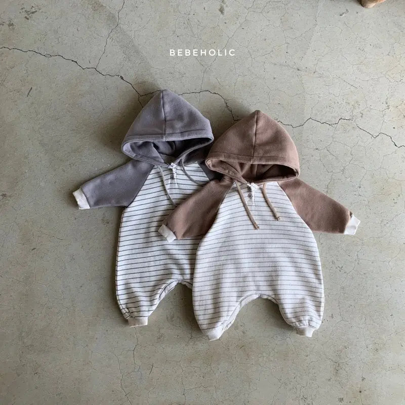 Stripes Hoody Bodysuit