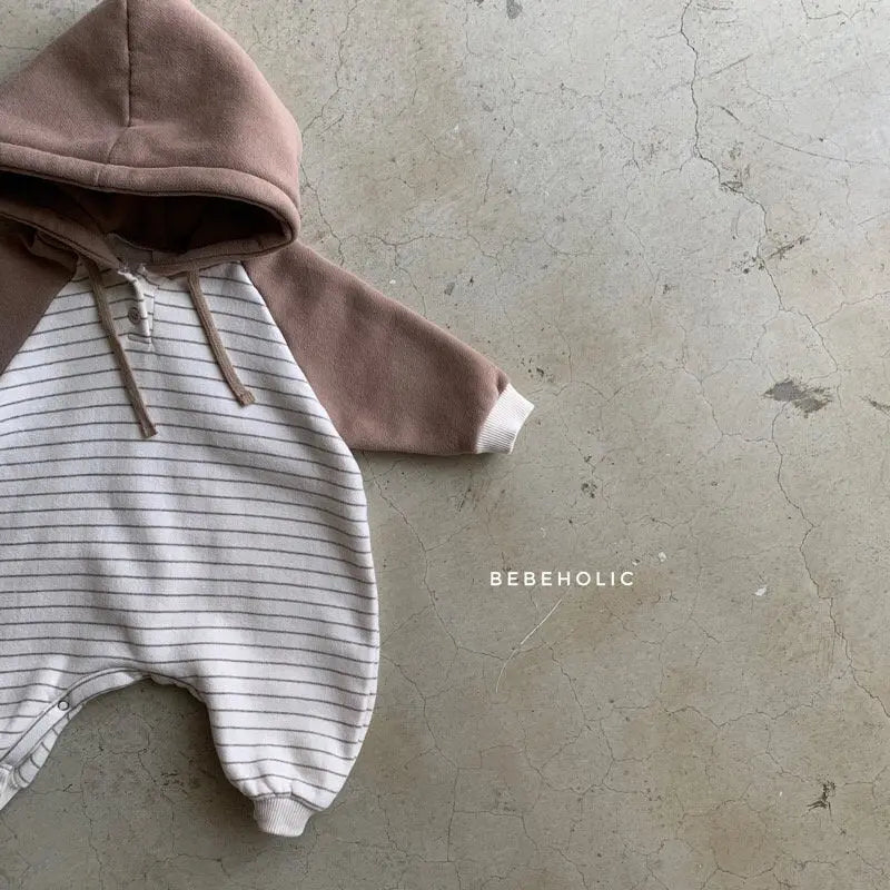 Stripes Hoody Bodysuit