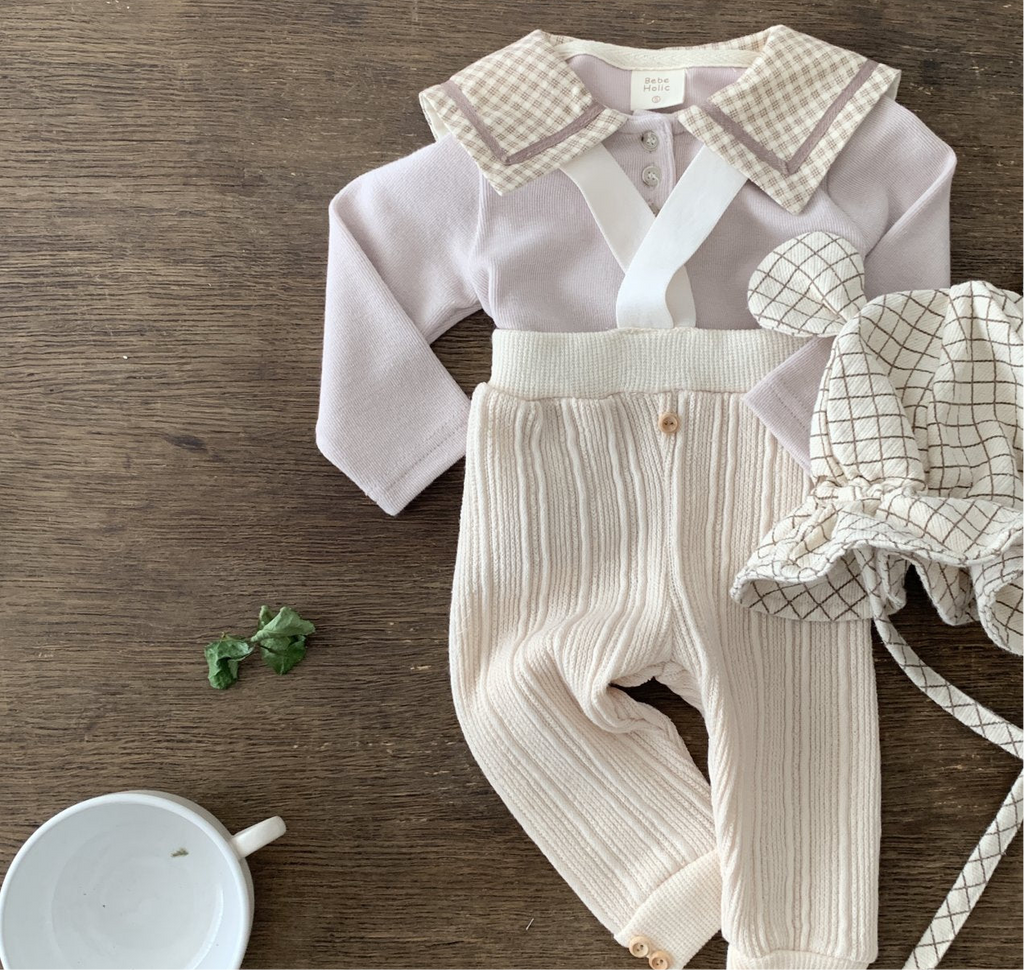 Churros Baby-Leggings mit Trägern