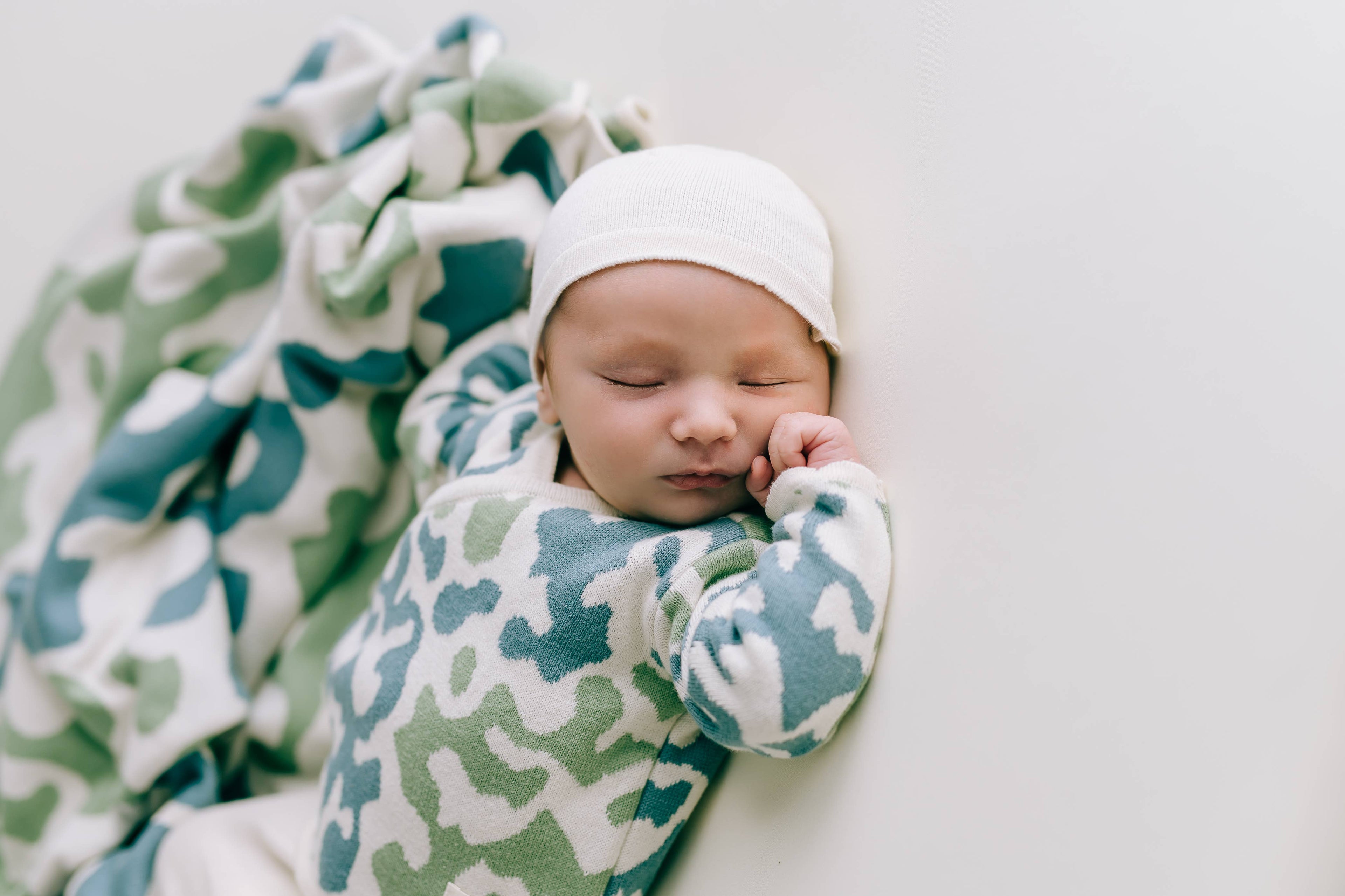 Newborn package Camouflage Mint: 0 -3 month (56 cm)