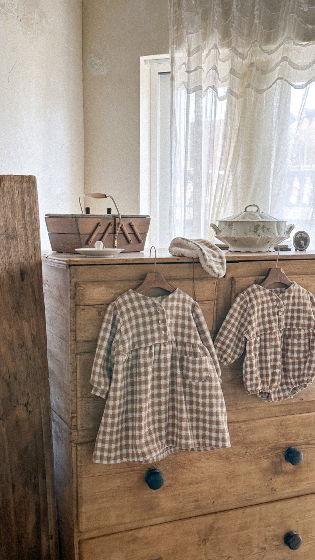 Coockie dress-Bequeme Baumwollkleider mit Langarm