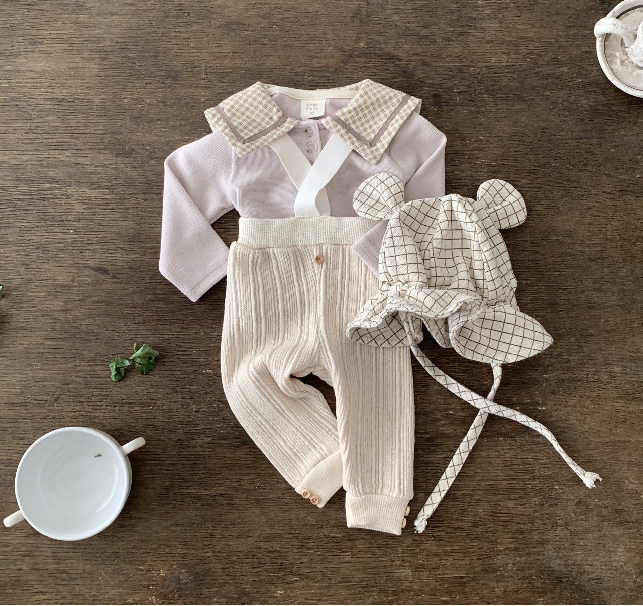 Churros Baby-Leggings mit Trägern