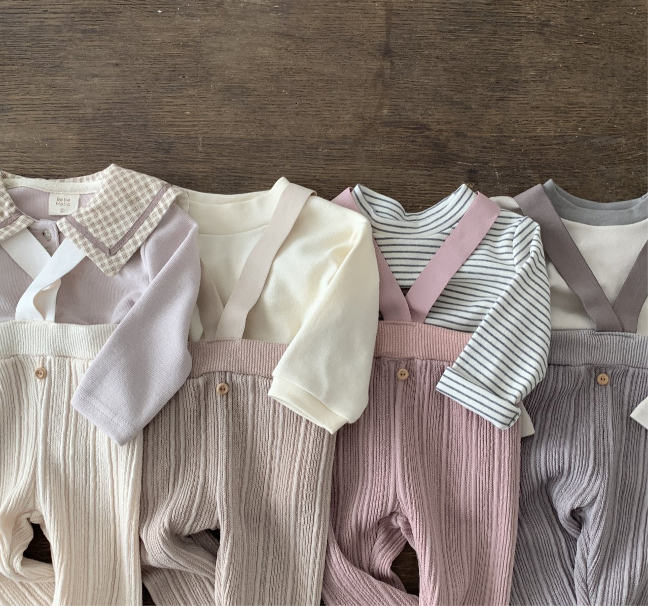 Churros Baby-Leggings mit Trägern