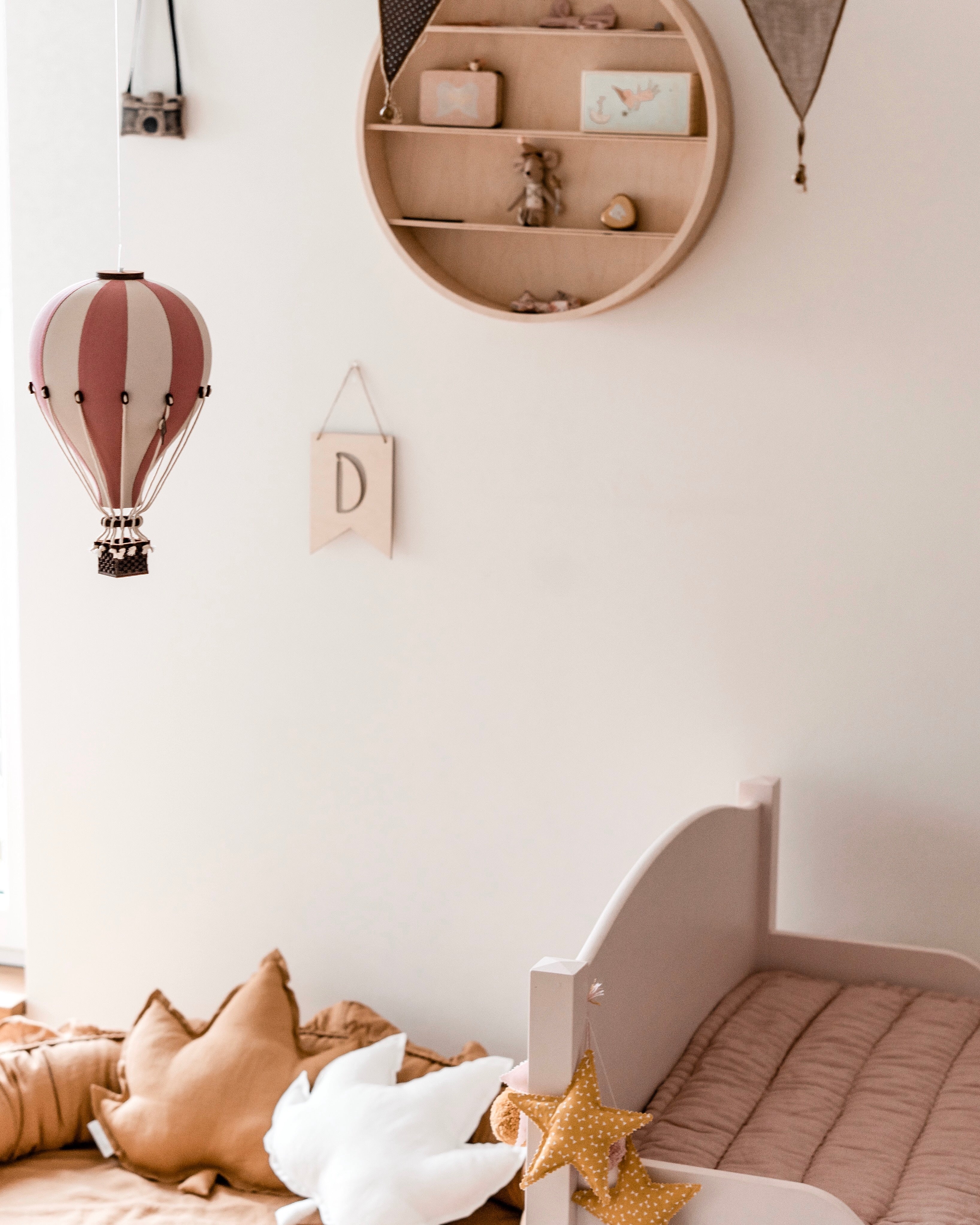 Decorative Balloon - BEIGE / POWDER PINK