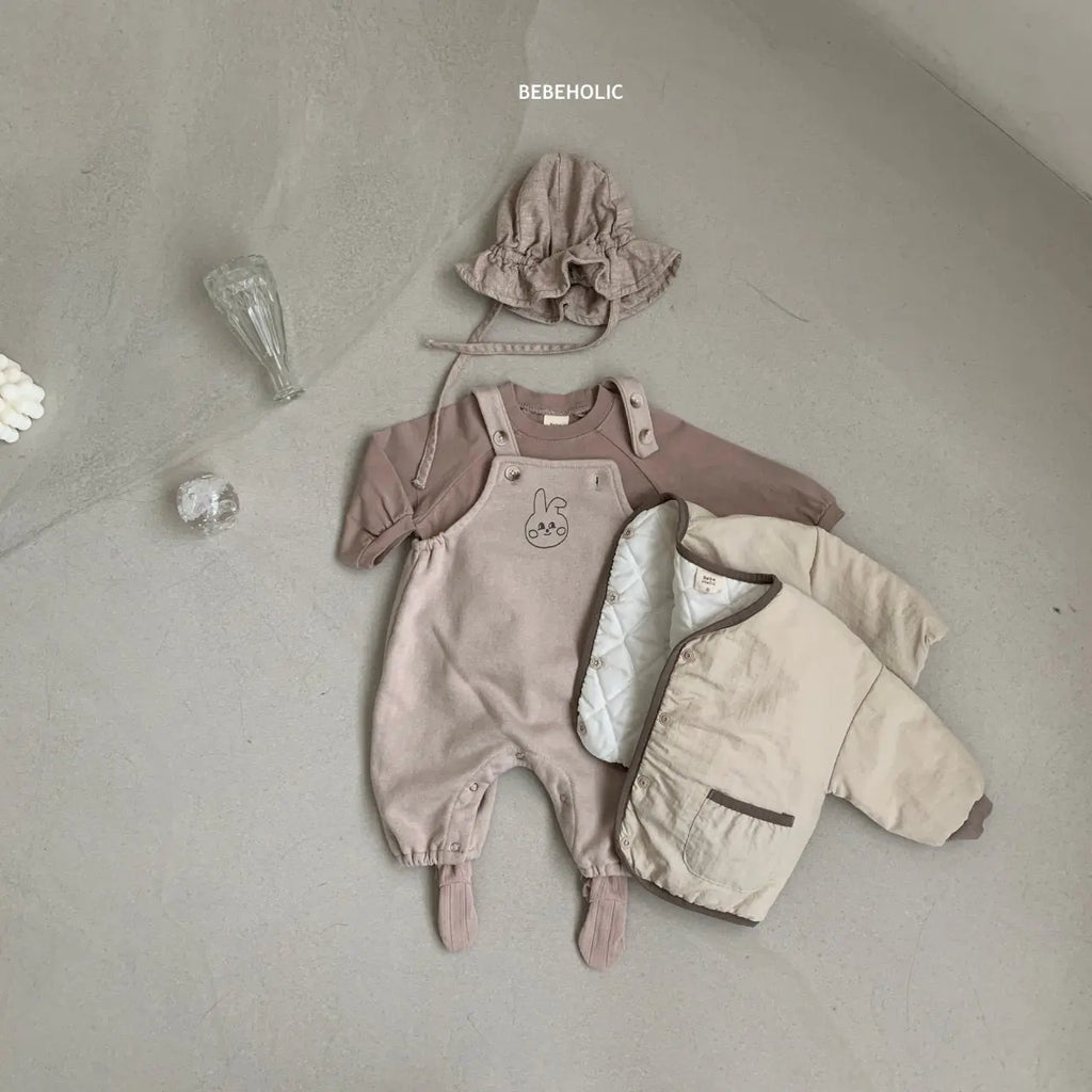 Rabbit Dungarees Bodysuit Bebe Holic