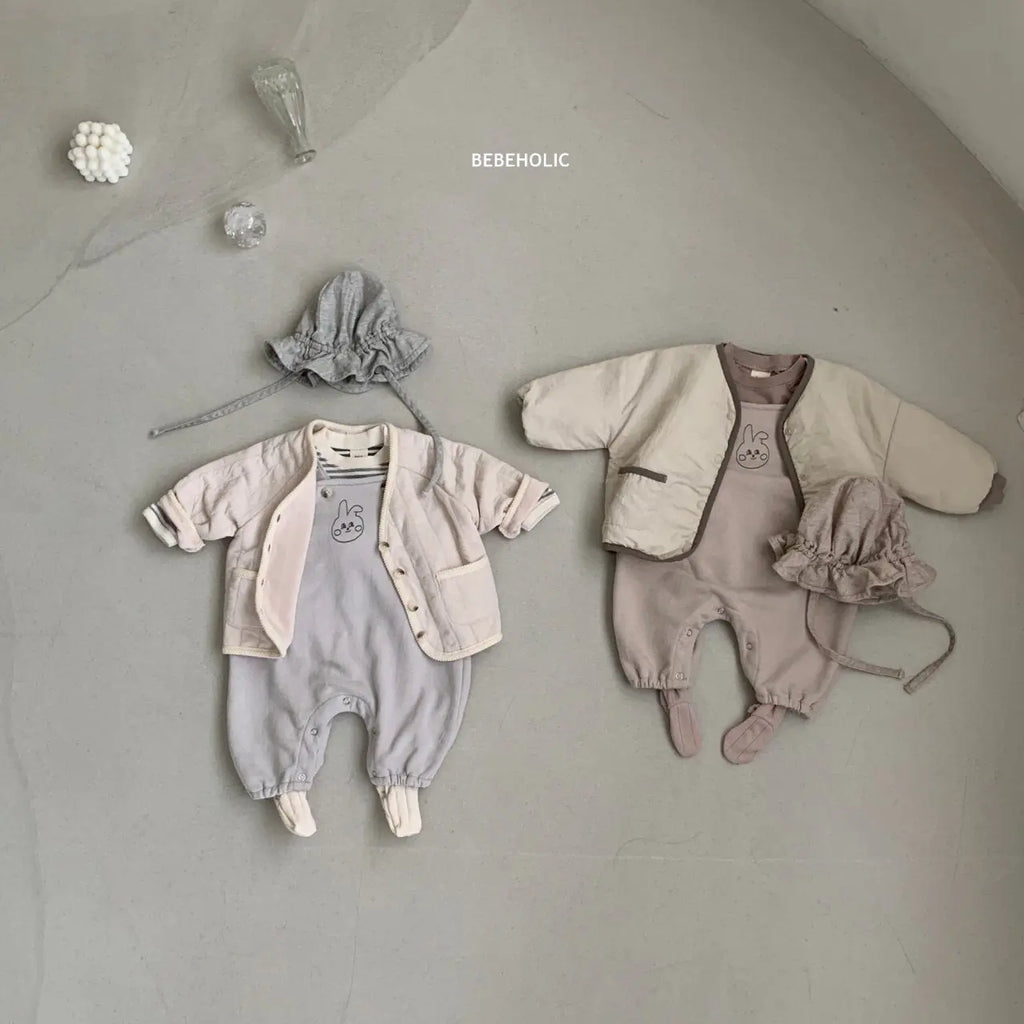 Rabbit Dungarees Bodysuit Bebe Holic