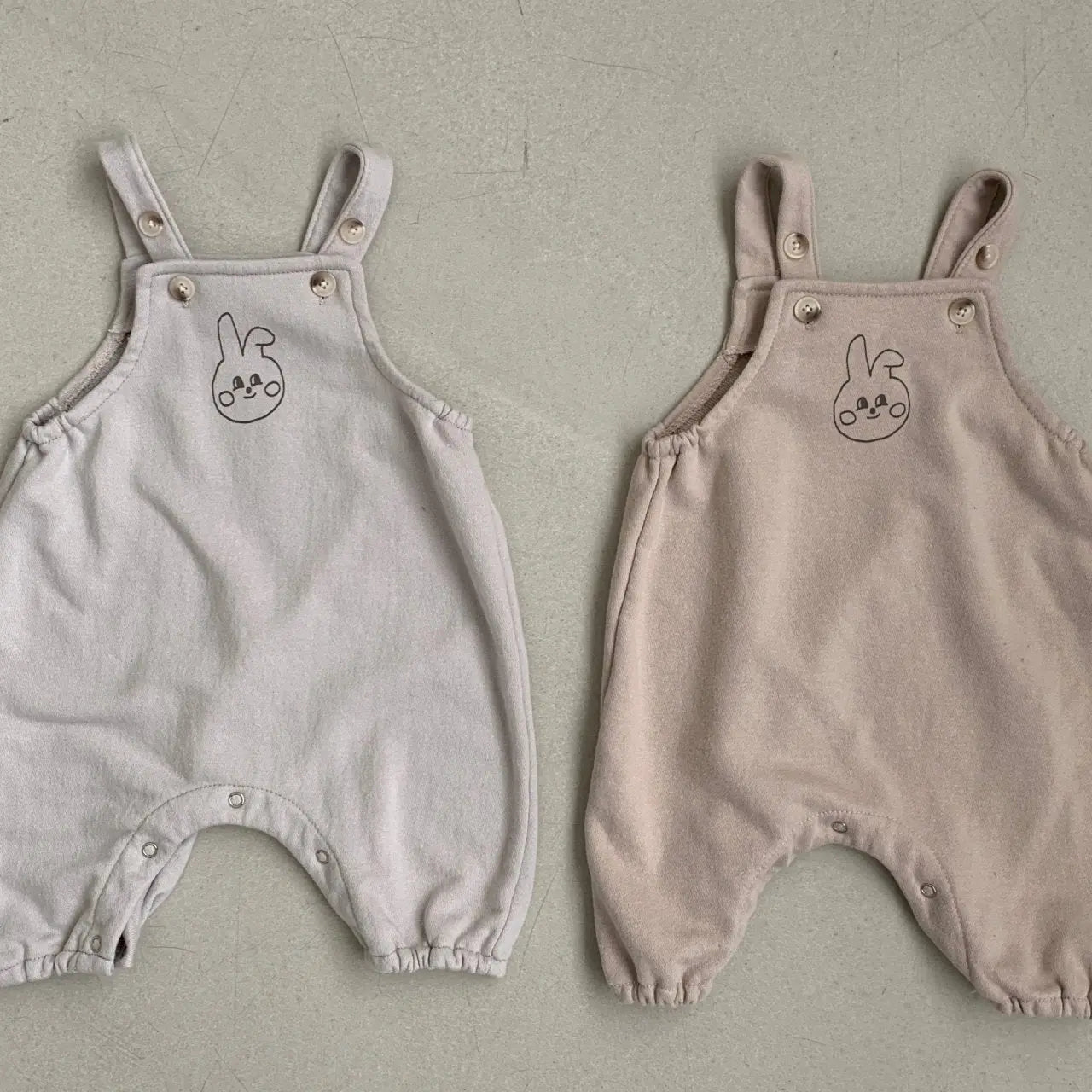 Rabbit Dungarees Bodysuit Bebe Holic
