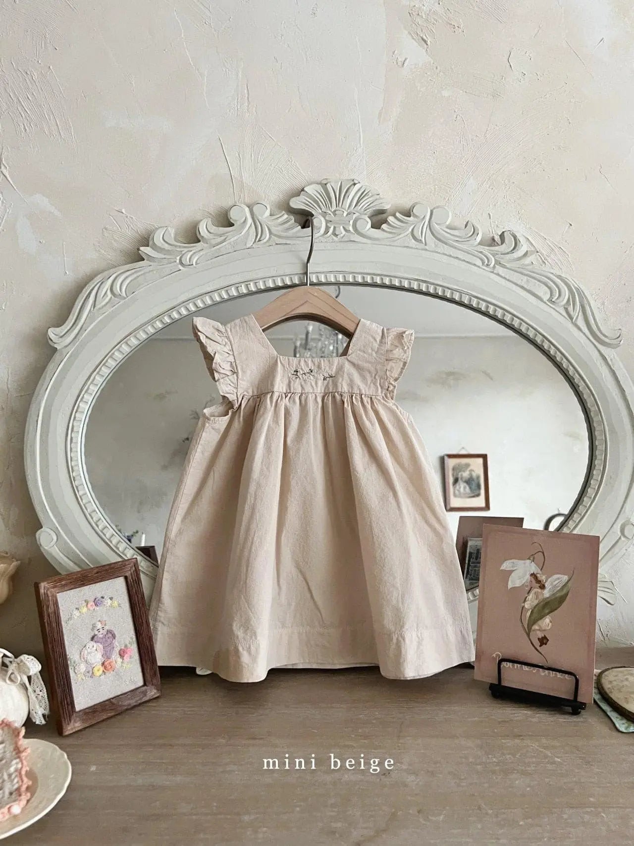 Square Embroidery One-piece
