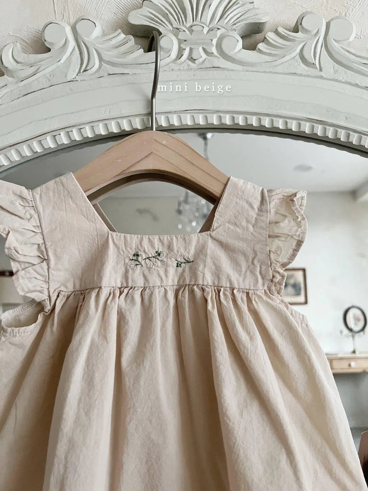 Square Embroidery One-piece