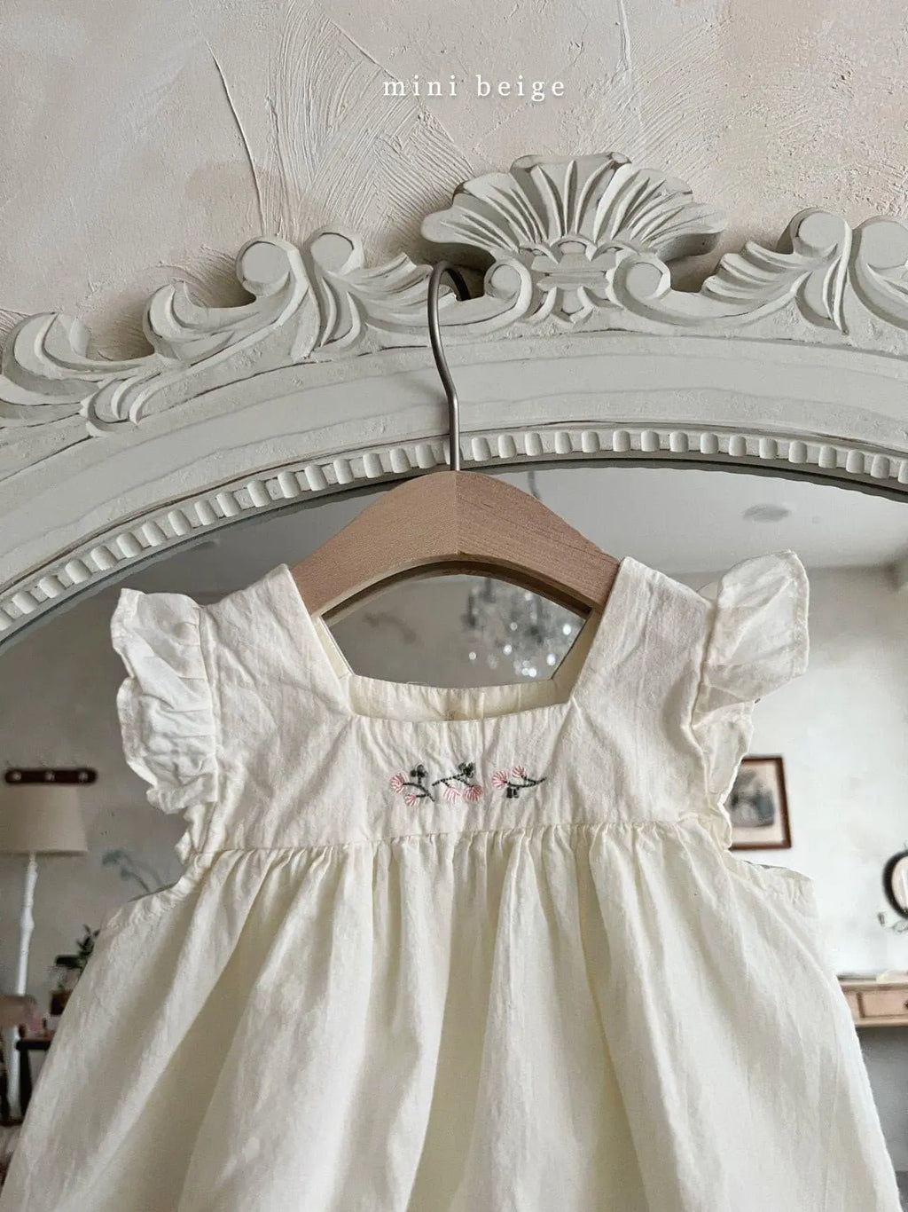 Square Embroidery One-piece