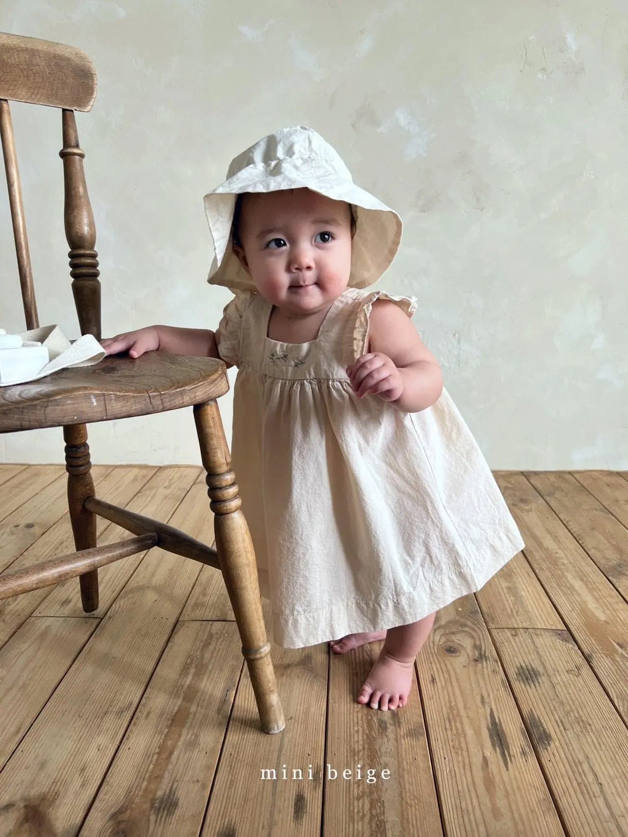 Square Embroidery One-piece