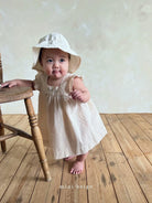 Square Embroidery One-piece