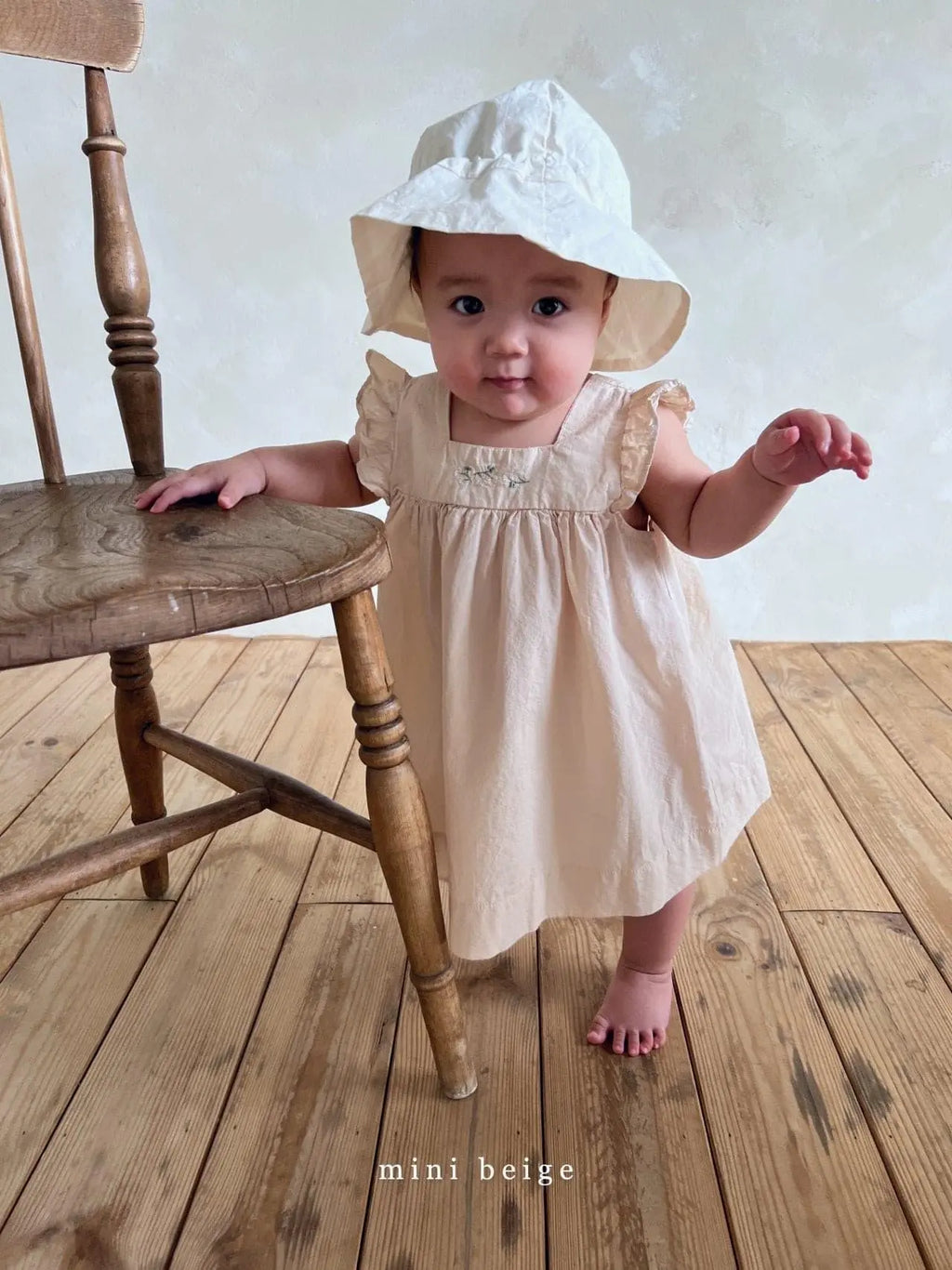 Square Embroidery One-piece