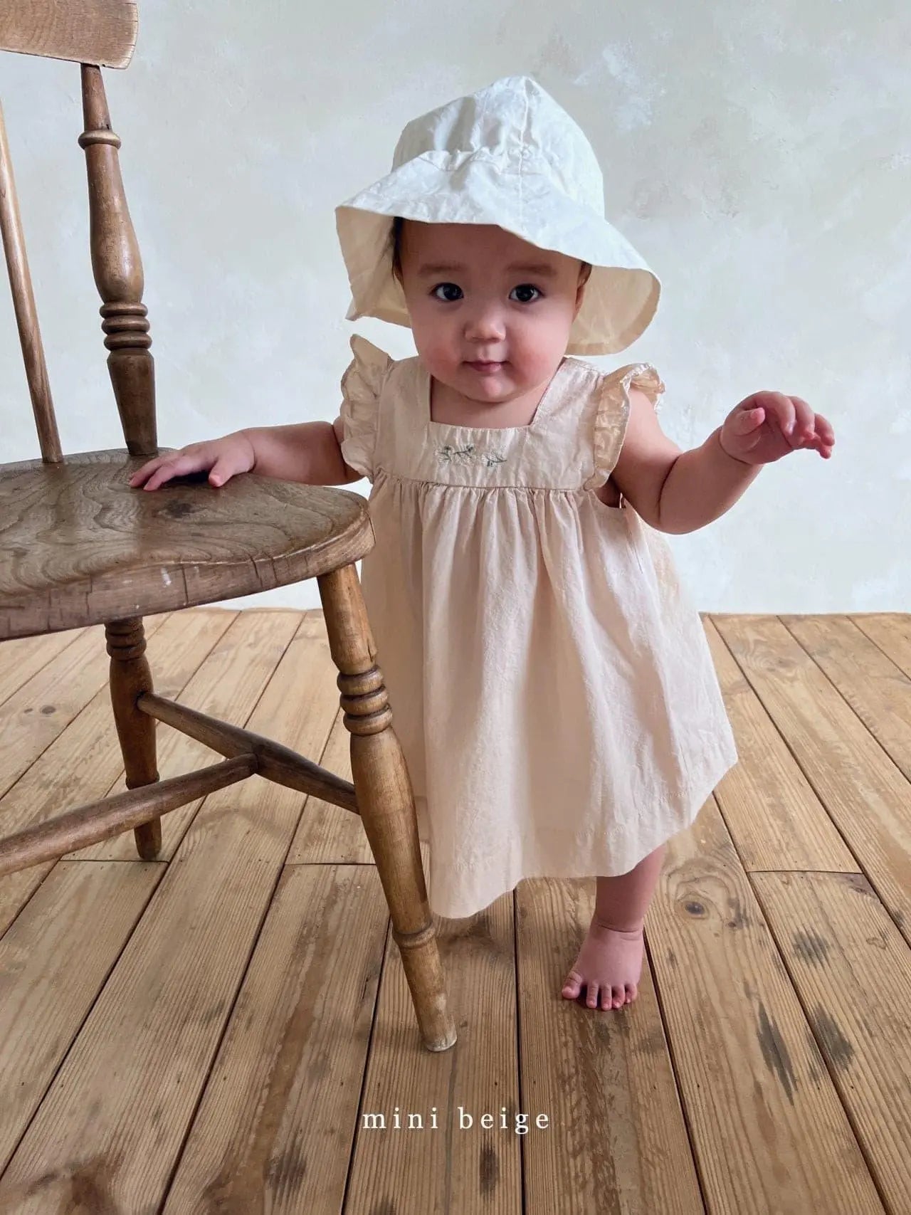 Square Embroidery One-piece