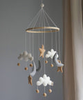 Gamcha - Handy, Stern/Mond/Wolke, Beige