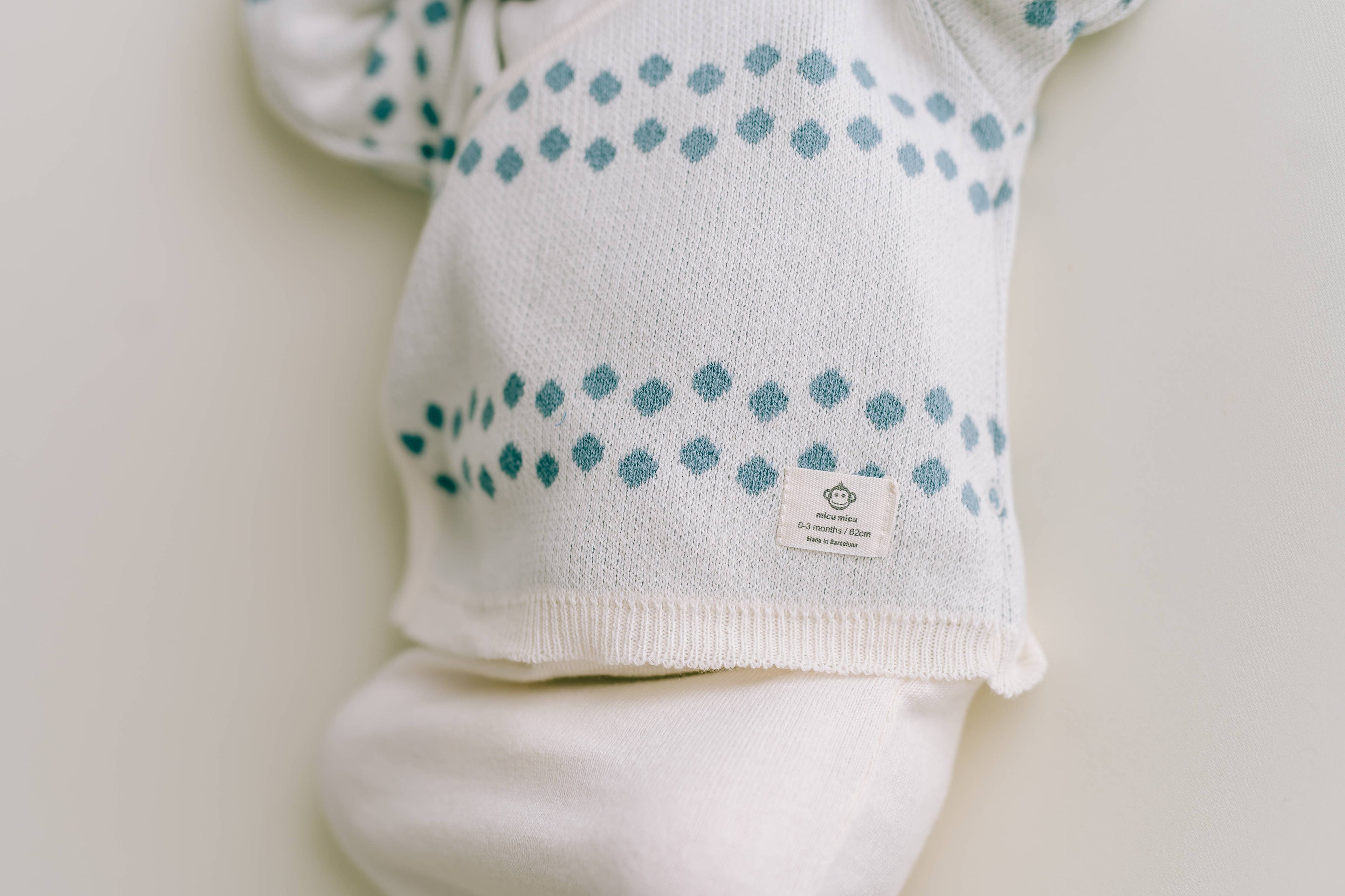 Pack Dots Jeans für Neugeborene: 0 -3 Monat (56 cm)