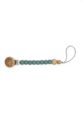 the cotton cloud Schnullerkette aus Silikon Round Charcoal Cozy Kidz