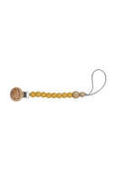 the cotton cloud Schnullerkette aus Silikon Round Charcoal Cozy Kidz